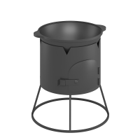 Печь под казан малая Везувий 12л