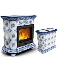 КимрПечь Прованс центральный Дельфт (топка: Ладья-700) (топка: Ладья-700)