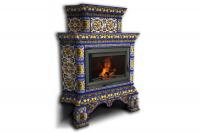 Камин КимрПечь Кострома угловой двухъярусный Январь