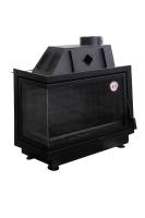 Топка Экокамин Альфа 800 L / R два стекла черный шамот