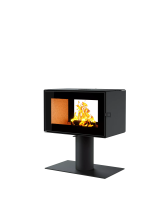 Печь-камин Астов Т 800 на ноге