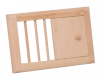 Вентиляционная решетка большая с задвижкой 