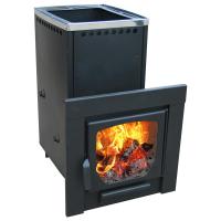 Печь для бани Варвара Паленица с контуром глухая дверка