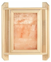 Абажур из Гималайской соли 3 плитки угловой липа