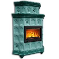 КимрПечь Истра угловой двухъярусный Волна (комплектация: Ладья-600)