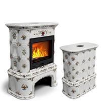 КимрПечь Прованс с дровником центральный Руан (топка: Ладья-700)