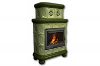 Камин КимрПечь Медальон пристенный двухярусный Олива