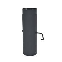 Шибер (труба с шибером) КПД ЧЁРНЫЙ 0,5м (500мм)