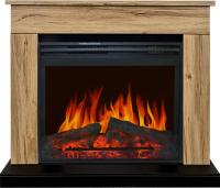 Комплект Портал Royal Flame Bergen SFT (дуб галифакс) разборный + Очаг Royal Flame Jupiter FX N Black