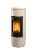 Печь-камин Астов R1.0 L К MAX Крема беж.