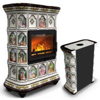 КимрПечь Истра пристенный Усадьба (комплектация: Ладья-700)