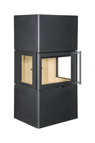 Камин Экокамин Камин КРИТ черный/графит