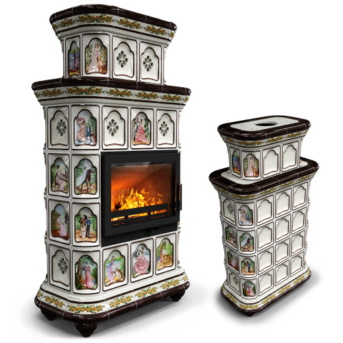 КимрПечь Истра центральный двухъярусный Усадьба (комплектация: Ладья-600)