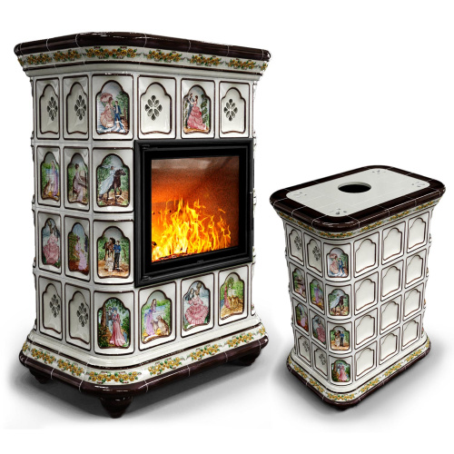 КимрПечь Истра центральный Усадьба (комплектация: Облицовка для топки МЛ 700)