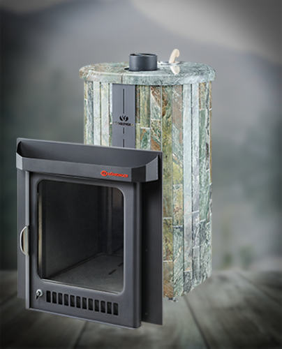 Печь для бани Ферингер Ламель Оптима "Жадеит наборный" до 28 м³ (серия ПФ)