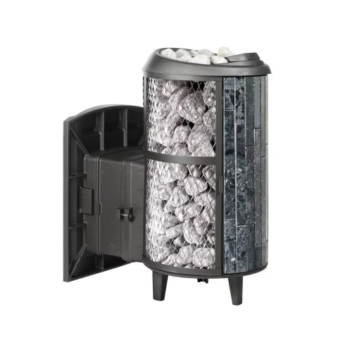 Печь для бани Атмосфера L до 20 м³ с комбинированной облицовкой ПроМеталл