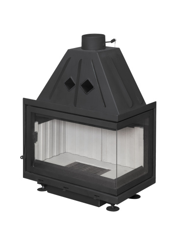 Топка Экокамин Альфа 700 R два стекла правая