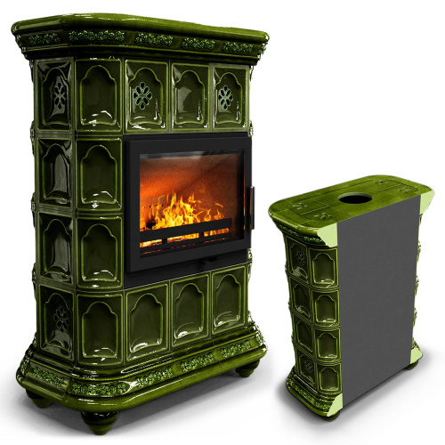 КимрПечь Истра пристенный Хвоя (комплектация: Ладья-600)