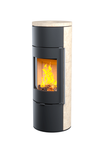 Печь-камин АСТОВ ASTOV R1.0 L K Крема беж