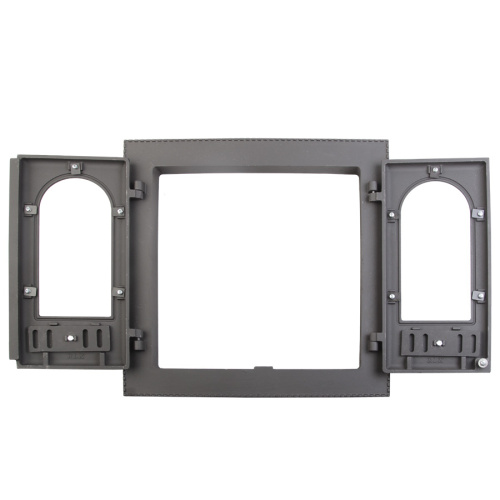 Дверка Рубцовск ДК-8С каминная двухстворчатая Горница окрашенная 600*600