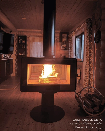 Печь-камин АСТОВ ASTOV Т 800 на ноге