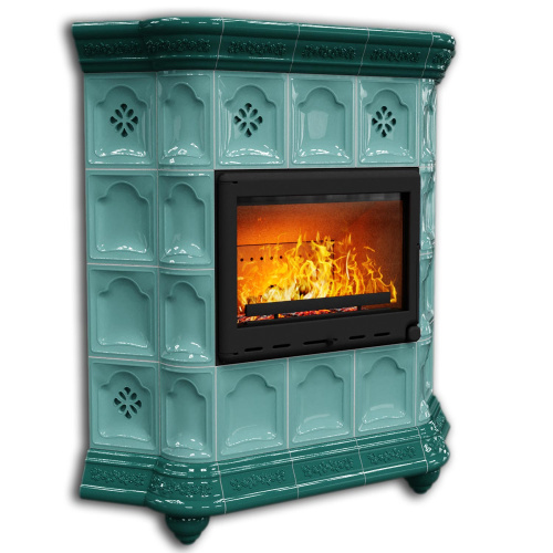 КимрПечь Истра угловой Волна (комплектация: Ладья-700)