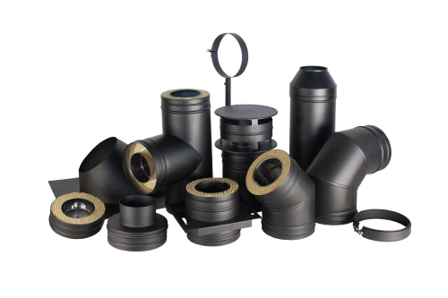 Труба сэндвич 250 мм КПД ЧЁРНЫЙ