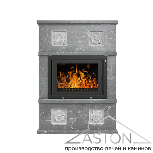 Камин АСТОН (ASTON)  600 «ПИЛЛАУ» Н-1176 Талькохлорит