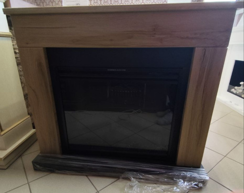 Комплект Портал Royal Flame Bergen SFT (дуб галифакс) разборный + Очаг Royal Flame Jupiter FX N Black