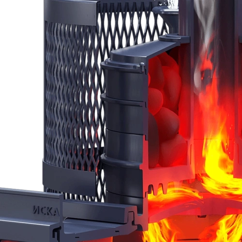 Печь для бани Технолит Искандер ЗК 25 (П2) Ураган