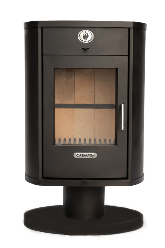 Печь-камин НМК стальная "Сибирь" 10 кВт