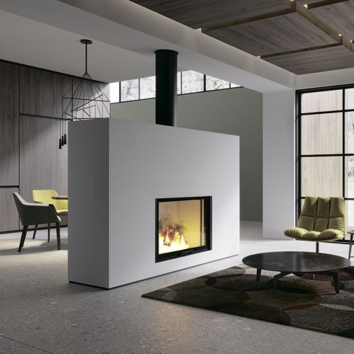 Топка Edilkamin WINDO 90 N NERO (футеровка черного цвета)