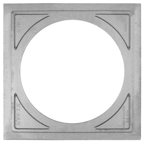 Плита чугунная Рубцовск П1-5А для барбекю 512*512 (под казан 6-12л)