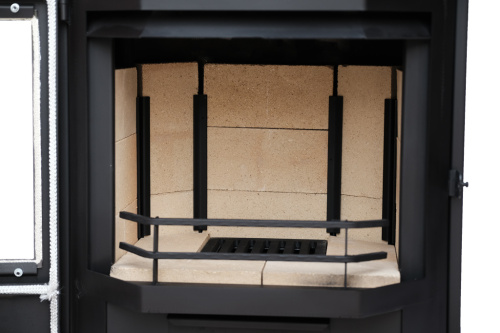 Печь-камин НМК стальная "Сибирь" 12 кВт