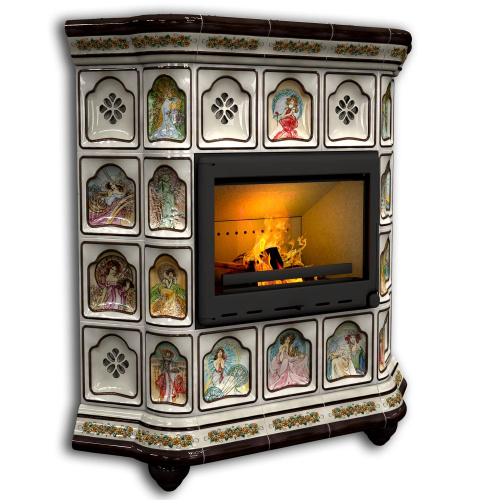 КимрПечь Истра угловой Муха (комплектация: Ладья-700)