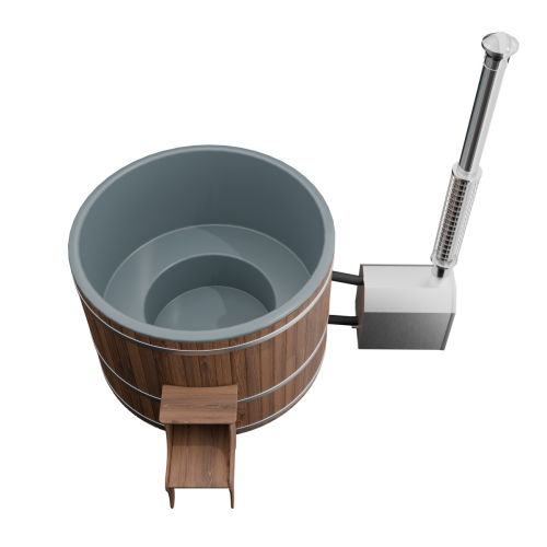 Купель БОНДАРСПА (BONDARSPA) с внешней печью