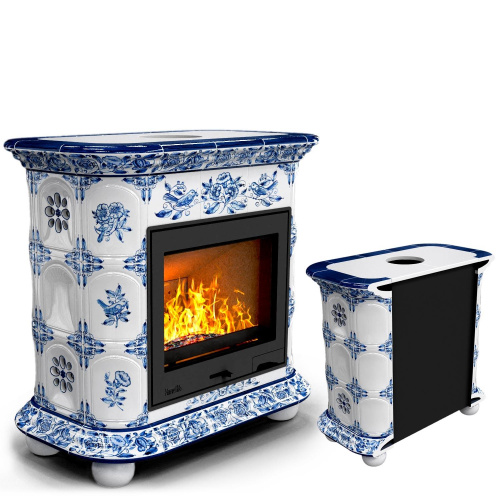 КимрПечь Прованс пристенный Дельфт (топка: Ладья-600) (топка: Ладья-600)