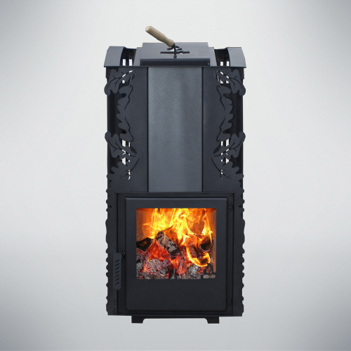 Печь для бани Варвара Терма Каменка укороченная стекло