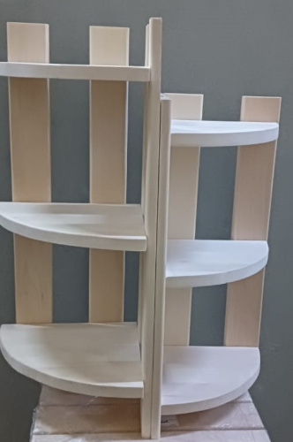 Полка угловая 3-х ярусная (М) малая