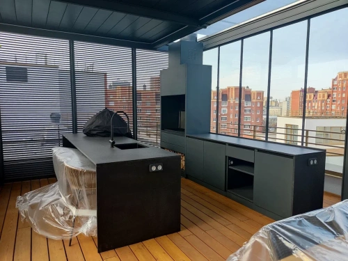 Кухня ASTOV BBQ по индивидуальному проекту