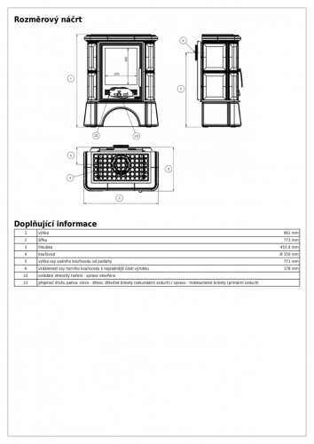 Печь-камин ABX Bavaria K, с кафельным цоколем