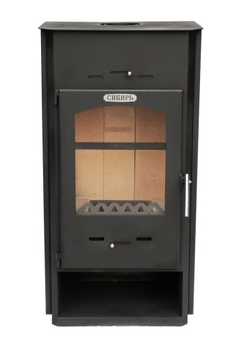 Печь-камин НМК стальная "Сибирь" 8 кВт