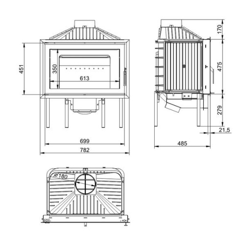 Топка KFD Eco iLux 90+ шелкография