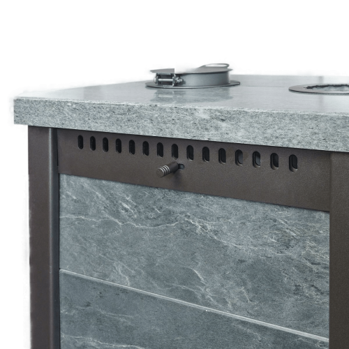 Печь-камин универсальная Варвара Сказка "Дуэт" Талькохлорит