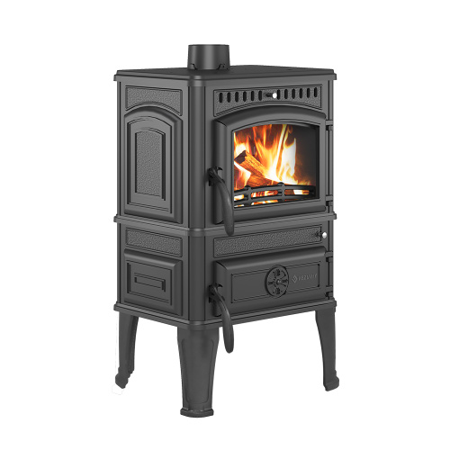 Печь-камин Везувий LV-12S "Антрацит" (конфорки)