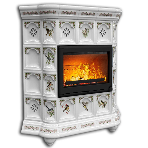 КимрПечь Истра угловой Птицы (комплектация: Ладья-700)