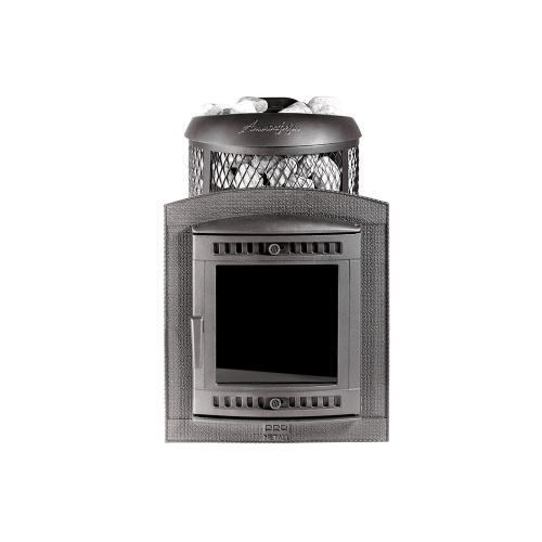 Печь для бани Атмосфера L до 20 м³ с комбинированной облицовкой ПроМеталл