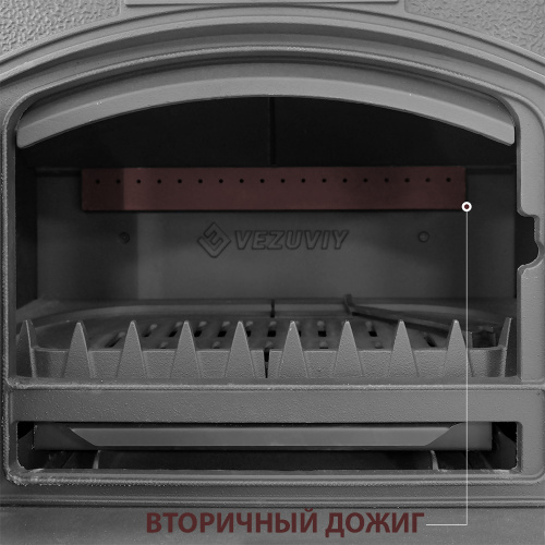 Печь-камин Везувий KZ-14Р "Антрацит"
